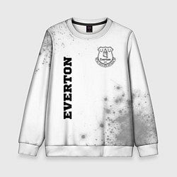 Детский свитшот Everton sport на светлом фоне вертикально