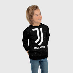 Свитшот детский Juventus sport на темном фоне, цвет: 3D-черный — фото 2