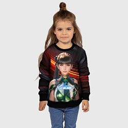 Свитшот детский Stellar Blade Eve dark, цвет: 3D-черный — фото 2