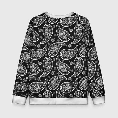 Детский свитшот Паттерн огурцы / 3D-Белый – фото 2