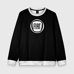 Детский свитшот FIAT logo white