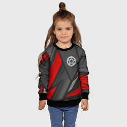 Свитшот детский Black Butler red lines, цвет: 3D-черный — фото 2