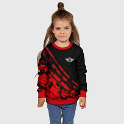 Свитшот детский Mini sport grunge, цвет: 3D-красный — фото 2