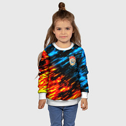 Свитшот детский СССР битва стихий, цвет: 3D-белый — фото 2