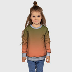 Свитшот детский Абстрактный градиент, цвет: 3D-меланж — фото 2