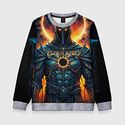 Свитшот детский Elden Ring black knight, цвет: 3D-меланж