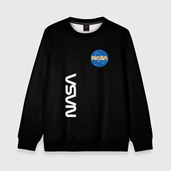 Детский свитшот NASA logo usa space