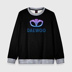 Свитшот детский Daewoo logo neon, цвет: 3D-меланж