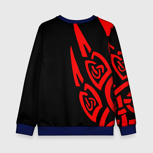 Детский свитшот The Witcher hunt / 3D-Синий – фото 2