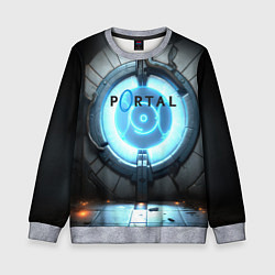 Детский свитшот Portal logo game