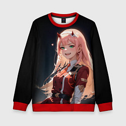 Детский свитшот Милый во франксе - zero two