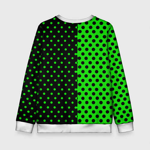 Детский свитшот Minecraft creeper pattern / 3D-Белый – фото 2