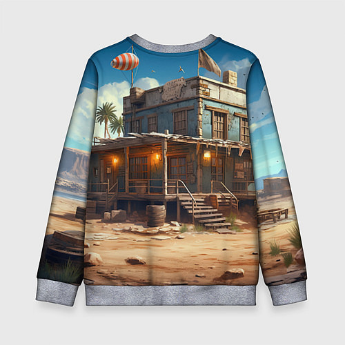Детский свитшот PUBG mobile персонаж в костюме / 3D-Меланж – фото 2