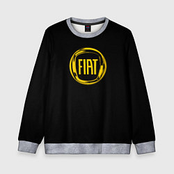 Детский свитшот FIAT logo yelow