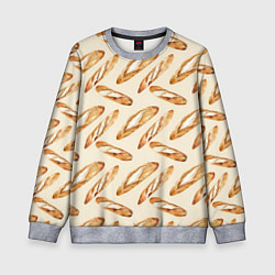 Детский свитшот The baguette pattern