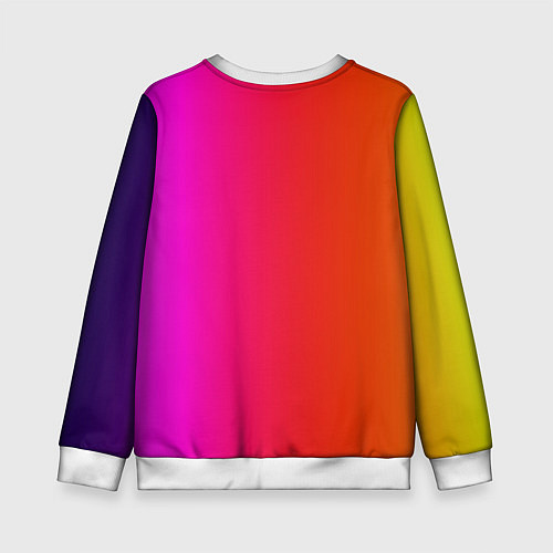 Детский свитшот Лучезарное сияние / 3D-Белый – фото 2