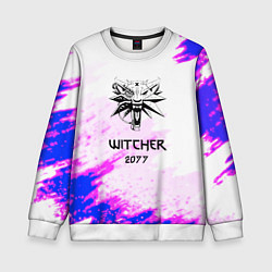 Детский свитшот The Witcher colors neon