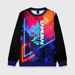 Детский свитшот Samurai neon game