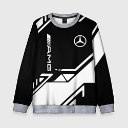 Свитшот детский Mercedes bens geometry, цвет: 3D-меланж