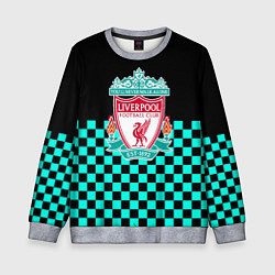 Детский свитшот Liverpool fc sport клетка