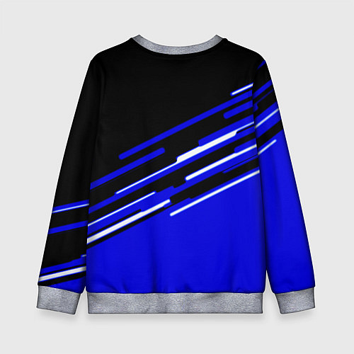 Детский свитшот Rainbow six geometry steel / 3D-Меланж – фото 2