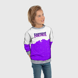 Свитшот детский Fortnite game epic games, цвет: 3D-меланж — фото 2