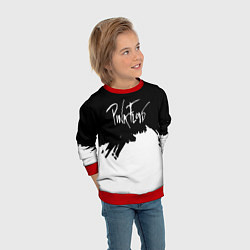 Свитшот детский Pink Floyd белые краски, цвет: 3D-красный — фото 2