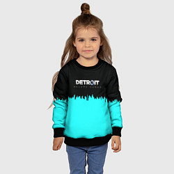 Свитшот детский Detroit become human rk800, цвет: 3D-черный — фото 2