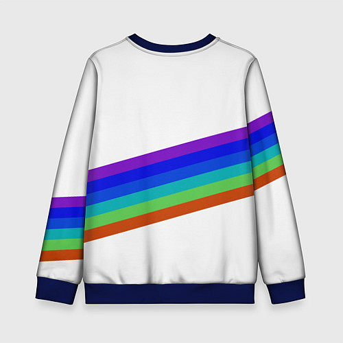 Детский свитшот Among us colors line монстр / 3D-Синий – фото 2