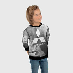 Свитшот детский Mitsubishi - grey gradient, цвет: 3D-черный — фото 2
