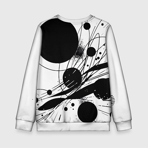 Детский свитшот New York Yankees baseball team - abstraction / 3D-Белый – фото 2