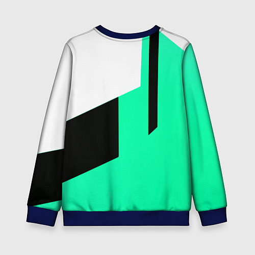 Детский свитшот Juventus geometry / 3D-Синий – фото 2