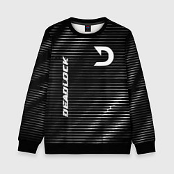 Свитшот детский Deadlock metal game lines, цвет: 3D-черный