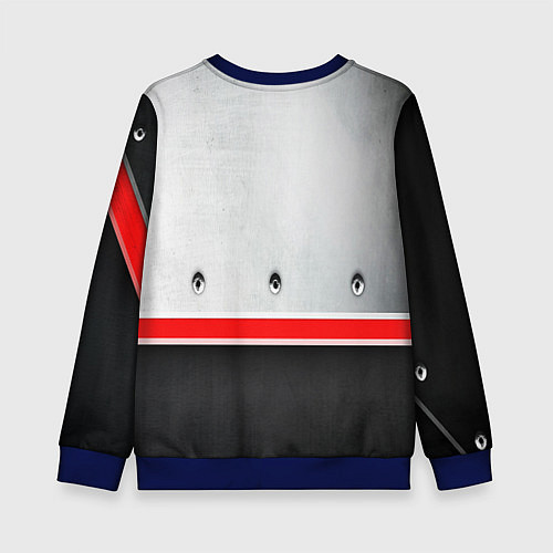 Детский свитшот Audi metal sport / 3D-Синий – фото 2