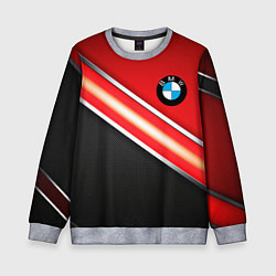 Свитшот детский BMW geometry steel, цвет: 3D-меланж