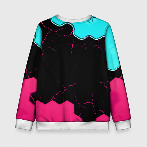 Детский свитшот Comix zone hexagon / 3D-Белый – фото 2