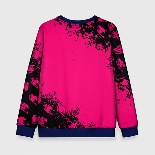 Детский свитшот Хвост феи краски аниме / 3D-Синий – фото 2