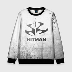 Свитшот детский Hitman - white gradient, цвет: 3D-черный