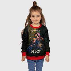 Свитшот детский Bebop Deadlock, цвет: 3D-красный — фото 2