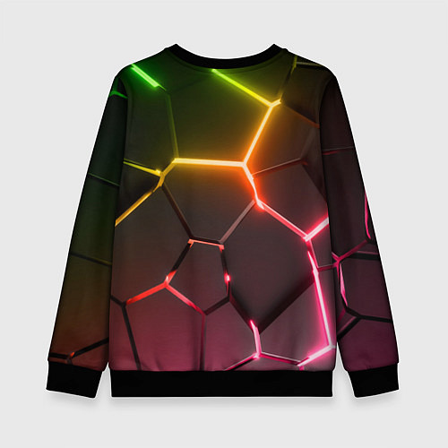 Детский свитшот Deadlock Bebop неоновые плиты / 3D-Черный – фото 2