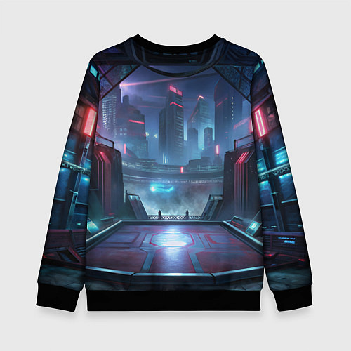 Детский свитшот Deadlock Dynamo / 3D-Черный – фото 2