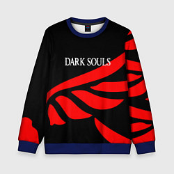 Свитшот детский Dark souls game wings, цвет: 3D-синий