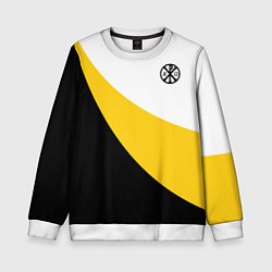 Детский свитшот Сокрушу пред ним врагов ег малая черная хризма Ник