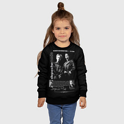 Свитшот детский Depeche Mode Black Celebration 1986, цвет: 3D-черный — фото 2