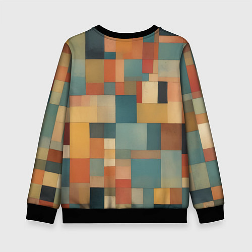 Детский свитшот Inspired by Paul Klee / 3D-Черный – фото 2