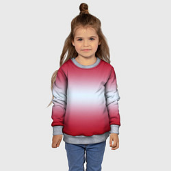 Свитшот детский Gradient color, цвет: 3D-меланж — фото 2