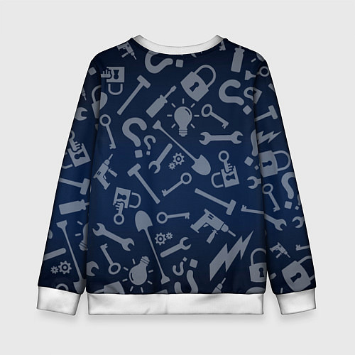 Детский свитшот Привет сосед из игры Hello Neighbor / 3D-Белый – фото 2