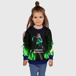 Свитшот детский Lady Geist Deadlock, цвет: 3D-синий — фото 2