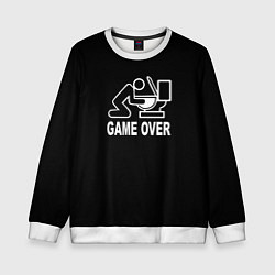 Детский свитшот Конец игры у унитаза