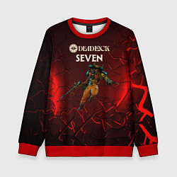 Свитшот детский Deadlock Seven, цвет: 3D-красный